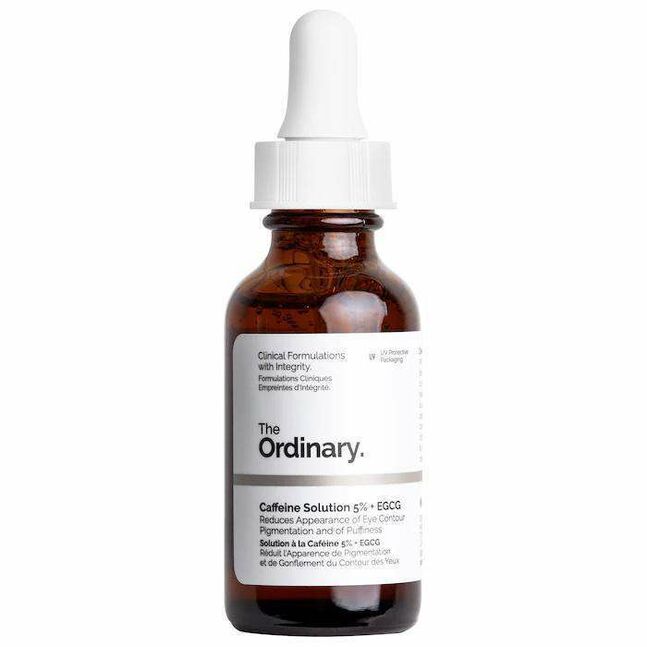The ordinary caffeine 5% + egcg depuffing eye serum нүдний доорх хаван болон хар хүрээг багасгах серум