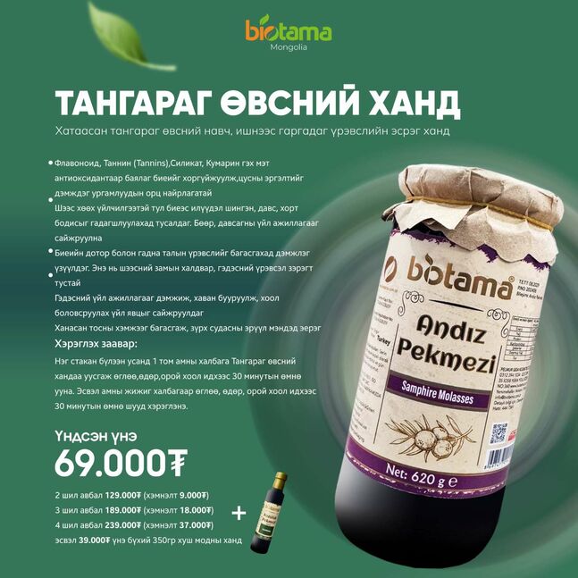 Тангараг өвсний ханд (andiz pekmezi)