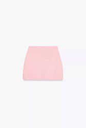 Knit short sleeve top knit mini skirt