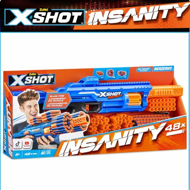 X-SHOT Insanity Berzerko 8 Shot 