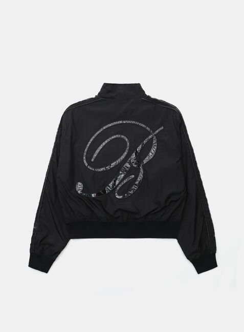 Dark Billy Nylon Track Jacket - Black