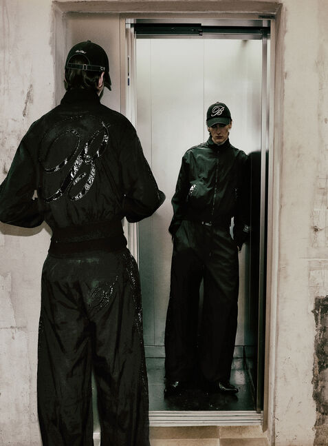 ◆BADBLOOD◆ Dark Billy Nylon Track Jacket Black w-jkt25-006 Badblood Dark Billy Nylon Track Jacket Black – BBGSHOPHK