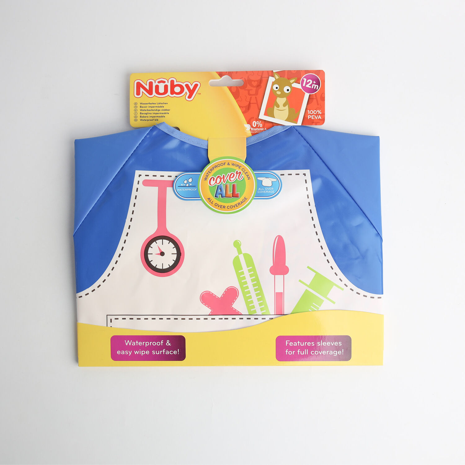 Nuby ханцуйтай шүлсэвч 12+ сар