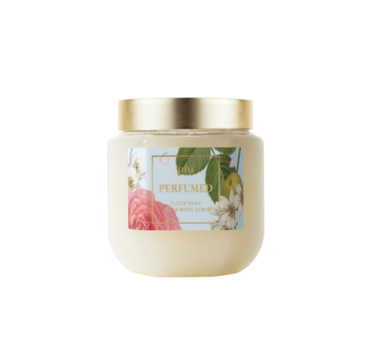 plu Perfumed Sugar Body Scrub Fleur Soap