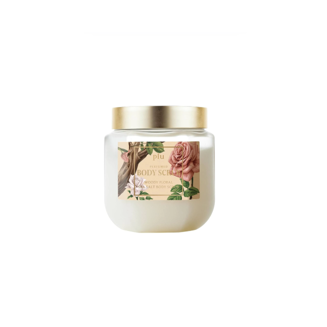 plu Perfumed Sea Salt Body Scrub Woody Floral