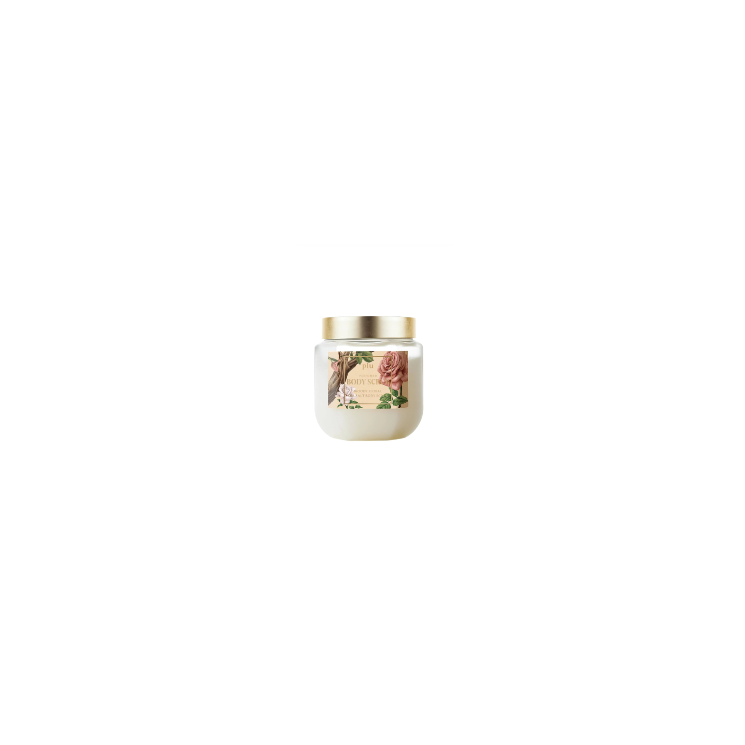 plu Perfumed Sea Salt Body Scrub Woody Floral