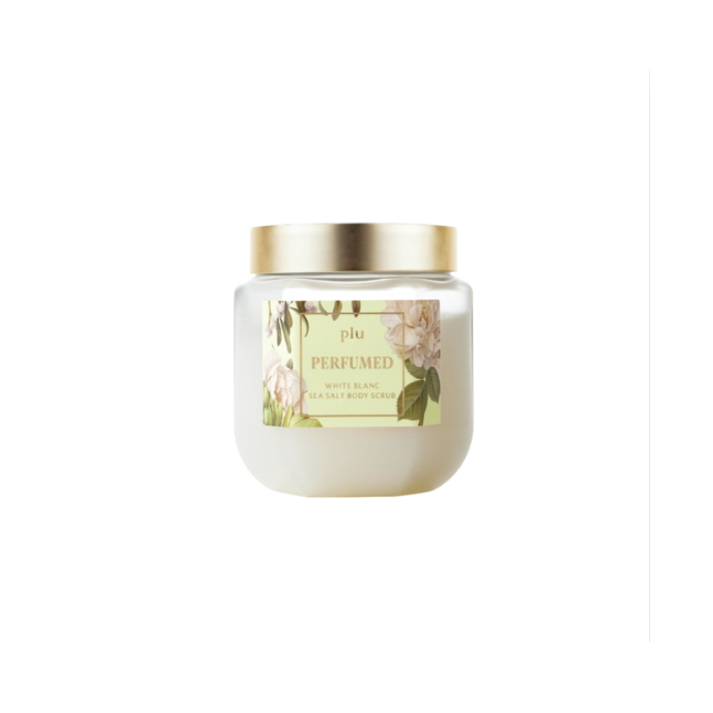 plu Perfumed Sea Salt Body Scrub White Blanc