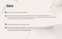 Microingredients hyaluronic acid nuntag