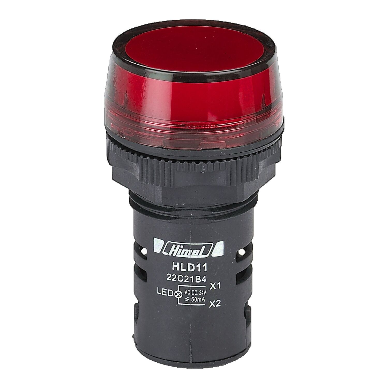 Pilot light 22mm AC 240V Red