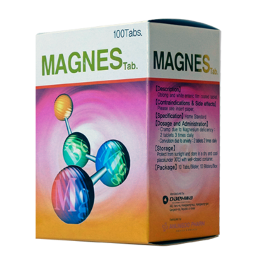 Магнес таб 470мг + 5мг /Dae Hwa Pharmaceutical/ №100