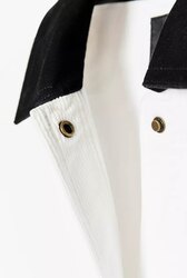 Zw collection contrast collar overshirt