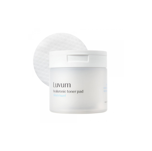 LUVUM WITCH HAZEL HYALURONIC TONER PAD