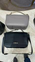Furla - maya leather crossbody bag