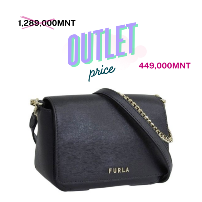Furla - maya leather crossbody bag