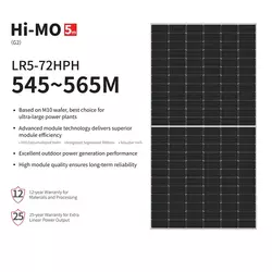 LR5-72HPH 575M Solar panel