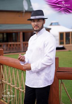 Тэрмэн хээтэй торгомсог цамц