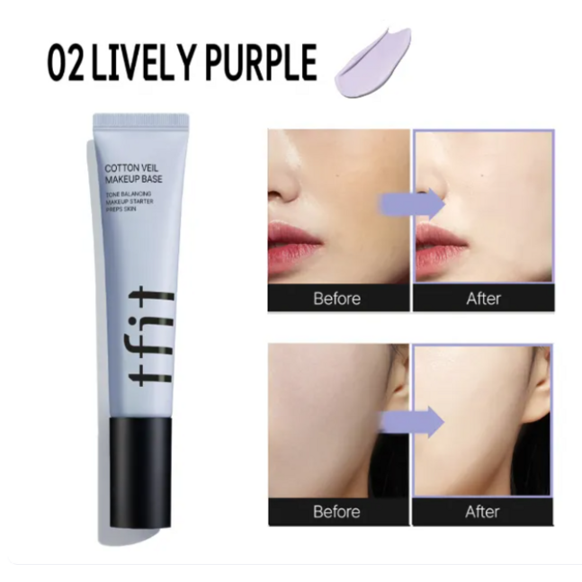 COTTON VEIL MAKEUP BASE 02 LIVELY PURPLE