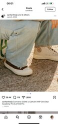Converse x carhartt