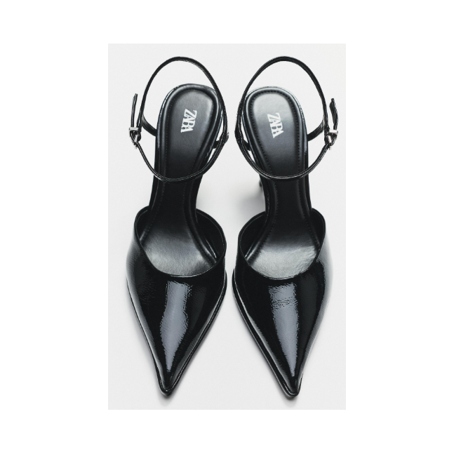 Zara black high heels