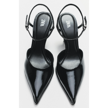 Zara black high heels