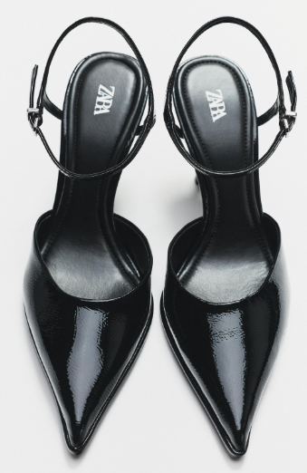 Zara black high heels
