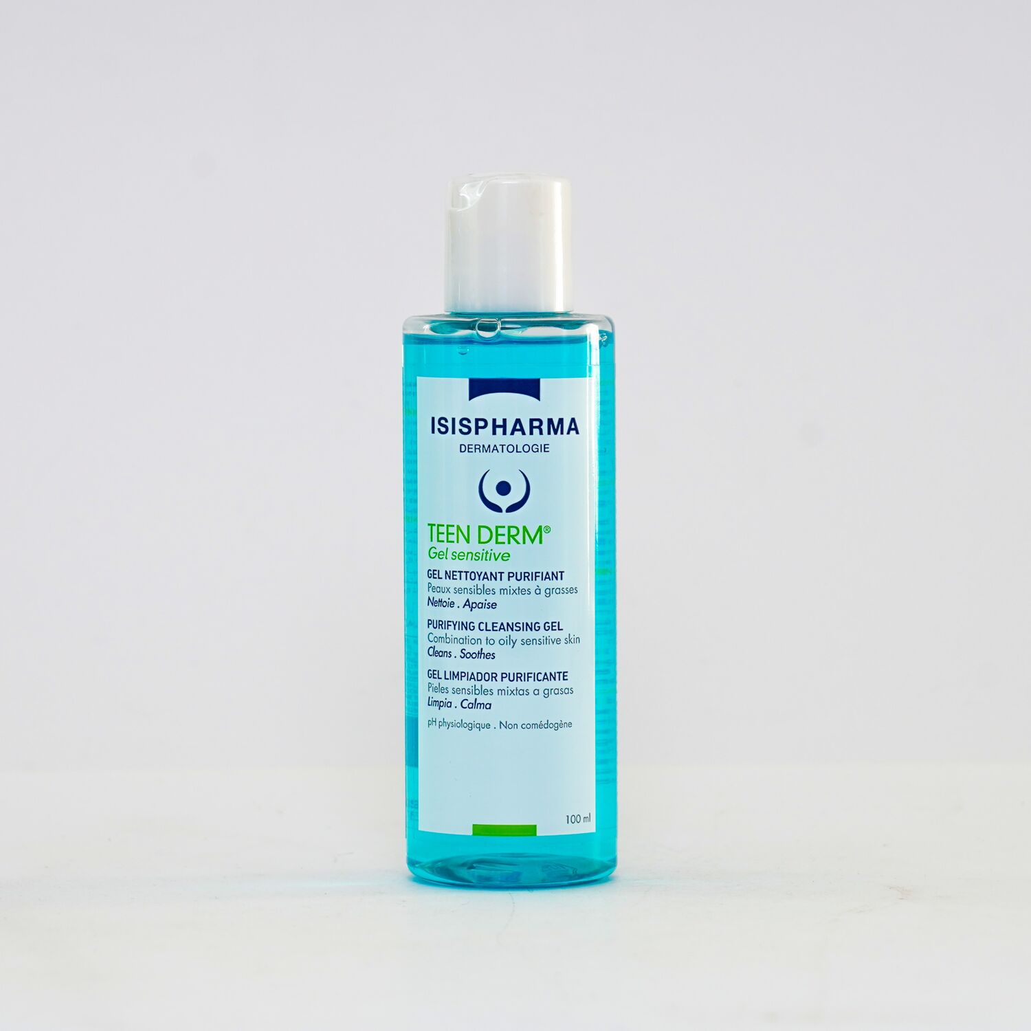 Isispharma Teenderm Gel sensitive 100мл - Эмзэг холимог арьсны гелин цэвэрлэгч