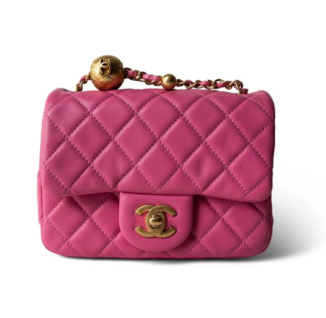 Chanel pearl crush mini flap bag 