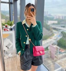 Chanel pearl crush mini flap bag 