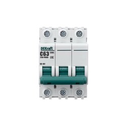 Автомат ВА-101 3P 63A 4.5кА ангилал C