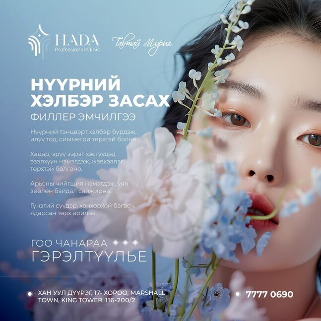 Нүүрний хэлбэр засах филер