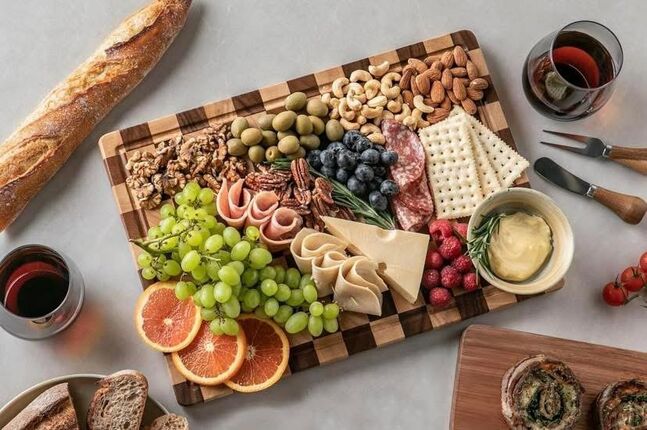 Checkerboard cutting board (ганбанз)