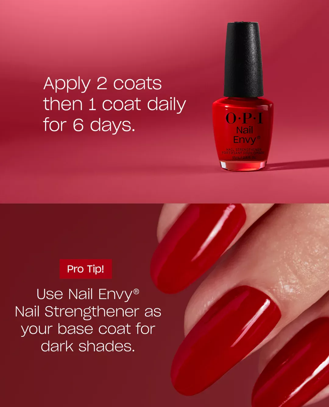 OPI NAIL ENVY - BIG APPLE RED 15ML
