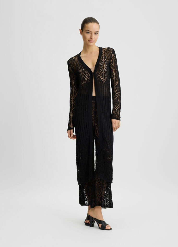 DRESS W. KNITTED