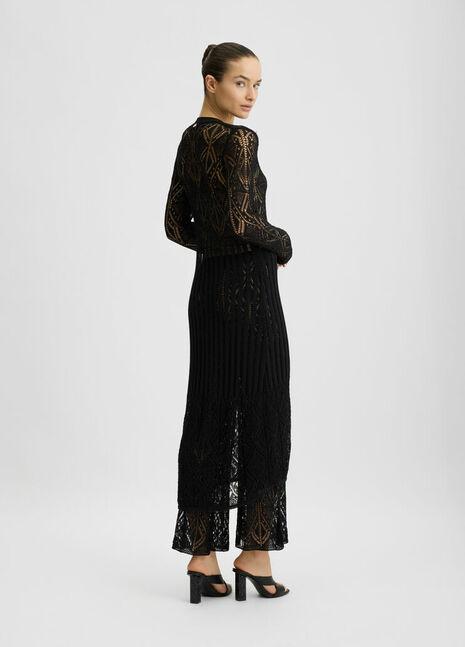 DRESS W. KNITTED