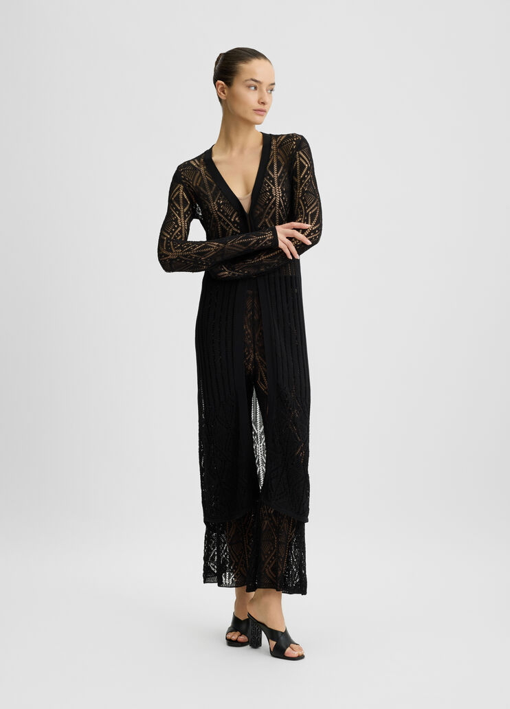 DRESS W. KNITTED