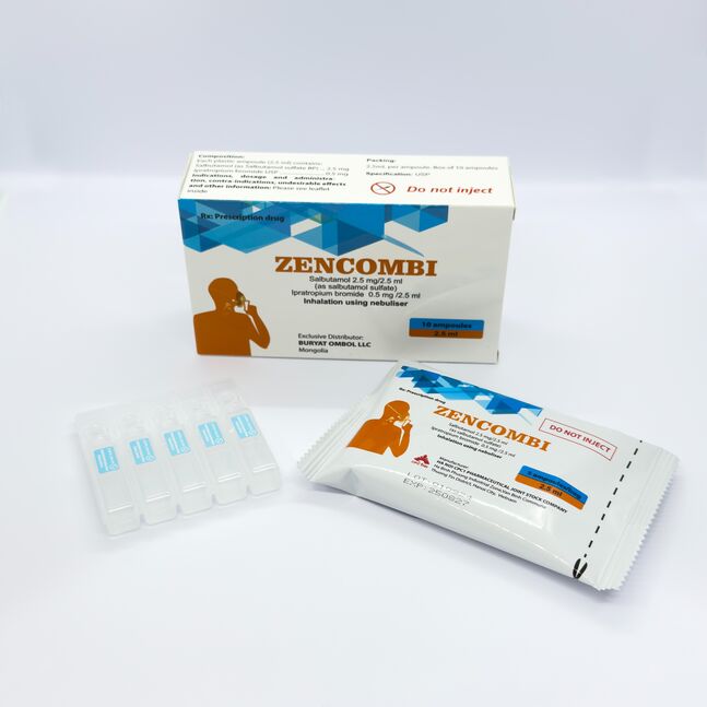 Зенкомби №10 /сальбутамол ипратрол/ утлагад зориулсан хөвмөл
