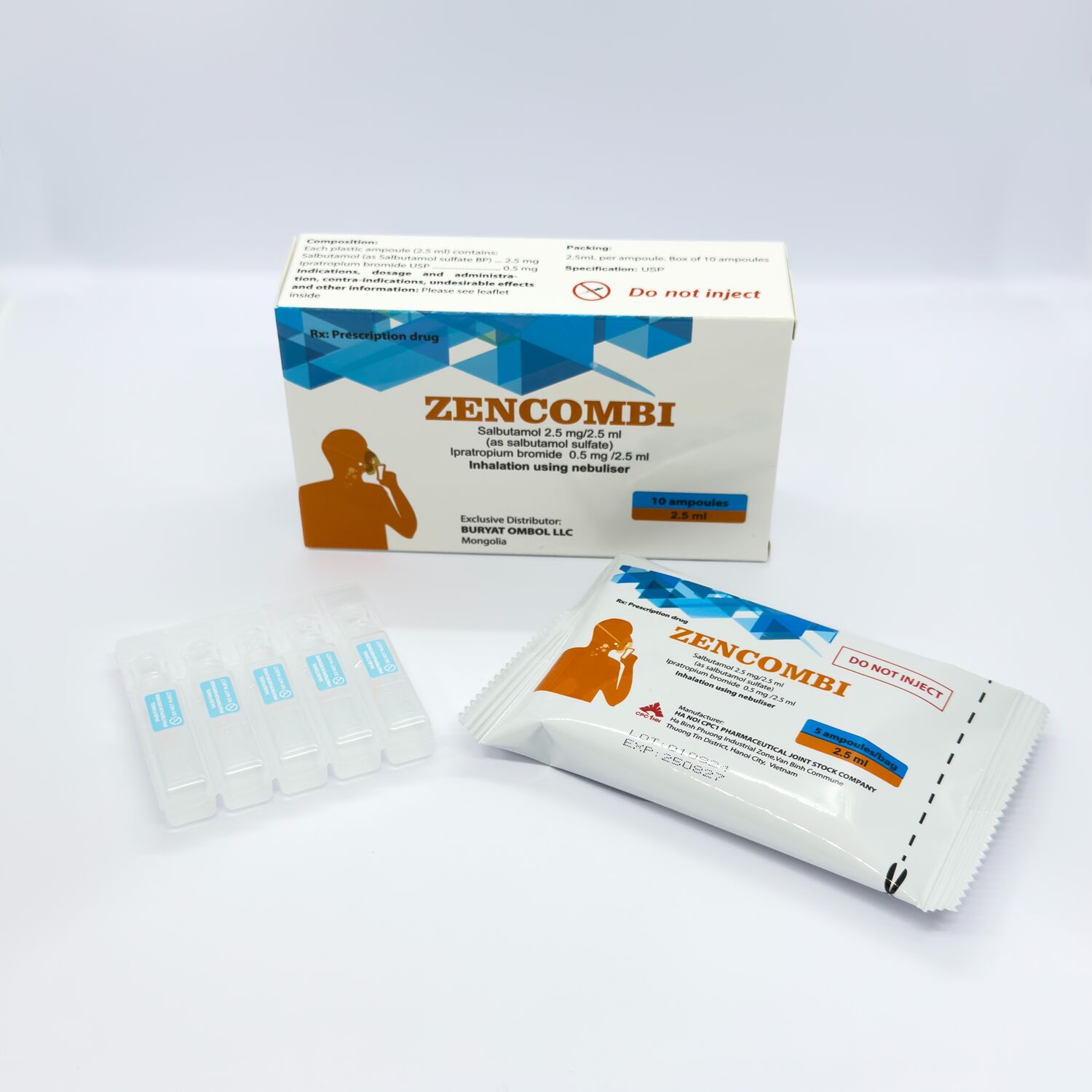 Зенкомби №10 /сальбутамол ипратрол/ утлагад зориулсан хөвмөл