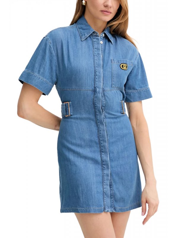 BLOUSE W. WOVEN