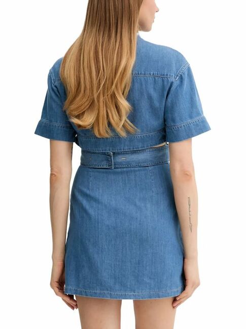 BLOUSE W. WOVEN