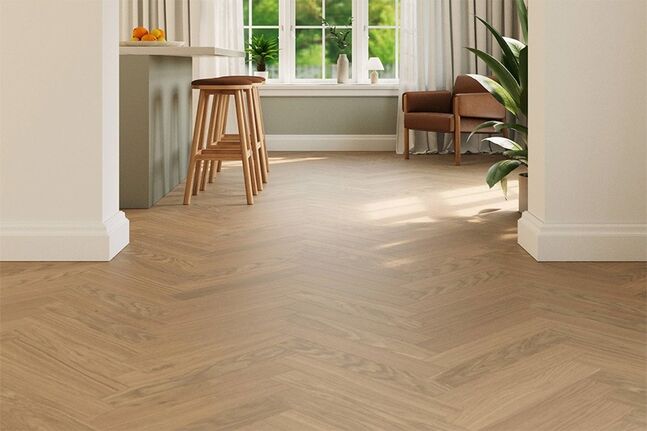 EL2134 Brown Baronia Oak  CLIC it! WV4  32 Herringbone