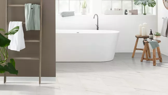 "ELF812 White Levanto Marble Aqua CLIC it! 8/33 Kingsize"