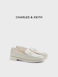 Charles & keith beige loafer