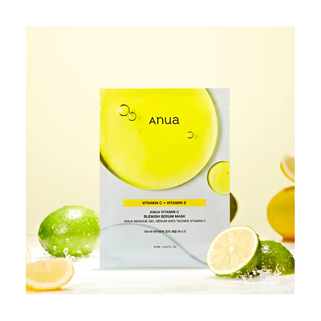 ANUA GREEN LEMON VITA C BLEMISH SERUM MASK 25ML 