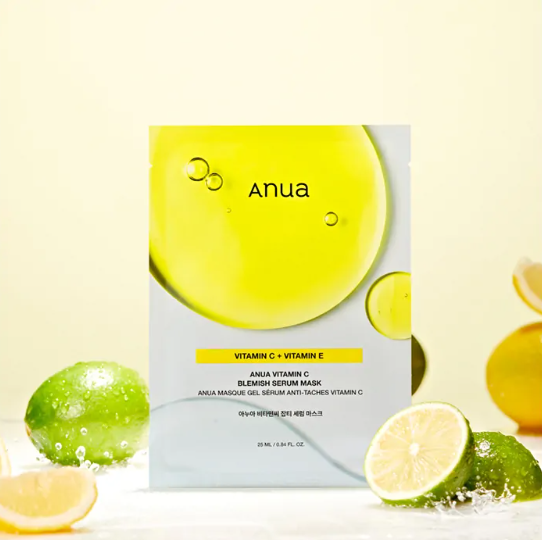 ANUA GREEN LEMON VITA C BLEMISH SERUM MASK 25ML 