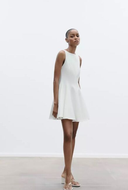 Short flared dress