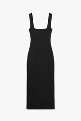 Stretch square neck dress 