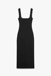Stretch square neck dress 