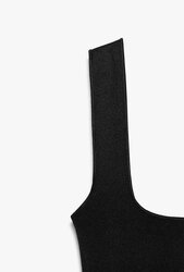 Stretch square neck dress 