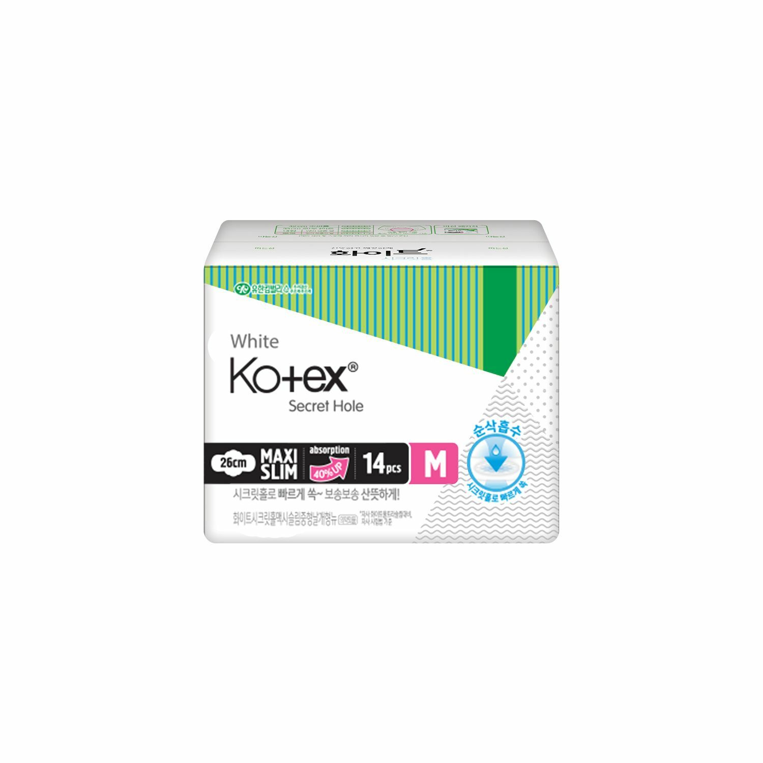 Kotex White Naturefore Slim - Өдрийн хэрэглэл 26см №32