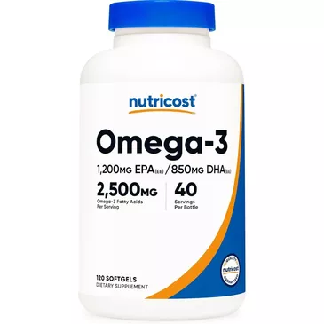 Омега 3  2500 мг №30 Nutricost